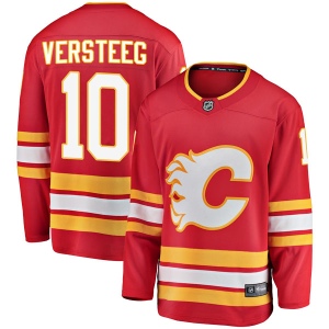 Men's Kris Versteeg Calgary Flames Breakaway Alternate Jersey - Red