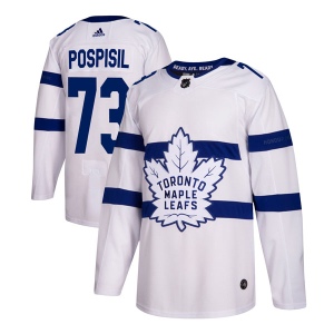 Men's Kristian Pospisil Toronto Maple Leafs Authentic 2018 Stadium Series Jersey - White