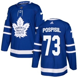 Men's Kristian Pospisil Toronto Maple Leafs Authentic Home Jersey - Blue