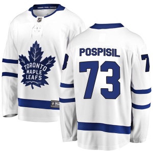 Men's Kristian Pospisil Toronto Maple Leafs Breakaway Away Jersey - White