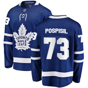 Men's Kristian Pospisil Toronto Maple Leafs Breakaway Home Jersey - Blue