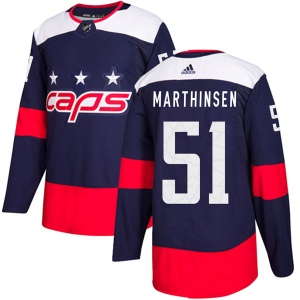 Men's Kristian Roykas Marthinsen Washington Capitals Authentic 2018 Stadium Series Jersey - Navy Blue