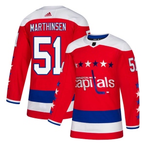 Men's Kristian Roykas Marthinsen Washington Capitals Authentic Alternate Jersey - Red