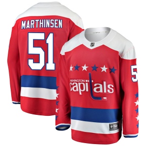 Men's Kristian Roykas Marthinsen Washington Capitals Breakaway Alternate Jersey - Red