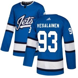 Men's Kristian Vesalainen Winnipeg Jets Authentic Alternate Jersey - Blue