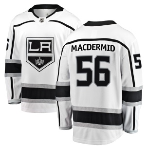 Men's Kurtis MacDermid Los Angeles Kings Breakaway Away Jersey - White