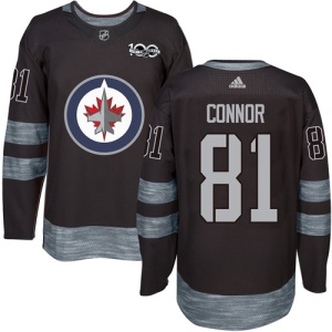 Men's Kyle Connor Winnipeg Jets Authentic 1917-2017 100th Anniversary Jersey - Black