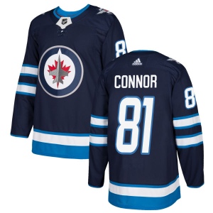 Men's Kyle Connor Winnipeg Jets Authentic Jersey - Navy