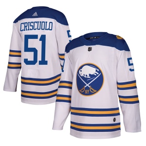 Men's Kyle Criscuolo Buffalo Sabres Authentic 2018 Winter Classic Jersey - White