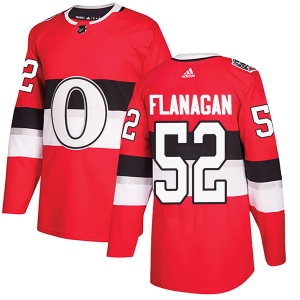 Men's Kyle Flanagan Ottawa Senators Authentic 2017 100 Classic Jersey - Red