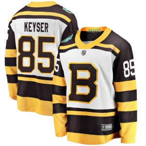 Men's Kyle Keyser Boston Bruins 2019 Winter Classic Breakaway Jersey - White