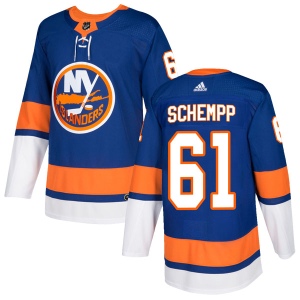 Men's Kyle Schempp New York Islanders Authentic Home Jersey - Royal