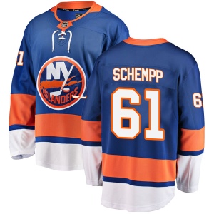 Men's Kyle Schempp New York Islanders Breakaway Home Jersey - Blue