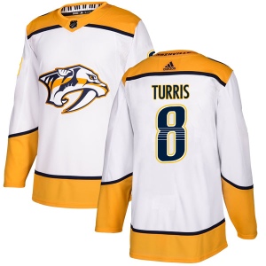 Men's Kyle Turris Nashville Predators Authentic Away Jersey - White