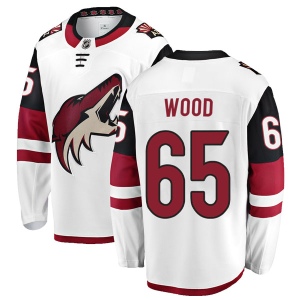 Men's Kyle Wood Arizona Coyotes Authentic Away Jersey - White