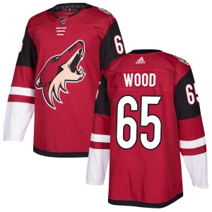 Men's Kyle Wood Arizona Coyotes Authentic Maroon Home Jersey