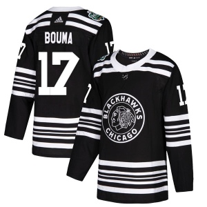 Men's Lance Bouma Chicago Blackhawks Authentic 2019 Winter Classic Jersey - Black