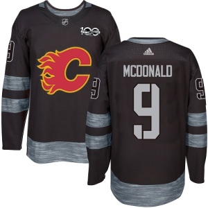 Men's Lanny McDonald Calgary Flames Authentic 1917-2017 100th Anniversary Jersey - Black