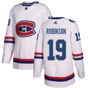 Men's Larry Robinson Montreal Canadiens Authentic 2017 100 Classic Jersey - White