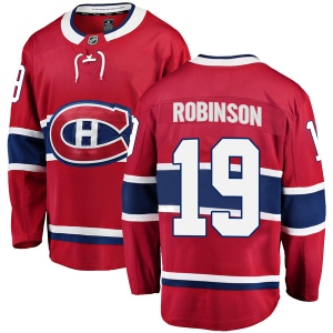 Men's Larry Robinson Montreal Canadiens Breakaway Home Jersey - Red