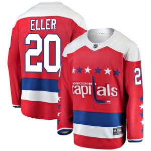 Men's Lars Eller Washington Capitals Breakaway Alternate Jersey - Red