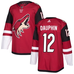 Men's Laurent Dauphin Arizona Coyotes Authentic Maroon Home Jersey