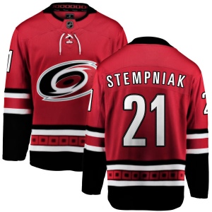 Men's Lee Stempniak Carolina Hurricanes Home Breakaway Jersey - Red