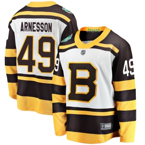 Men's Linus Arnesson Boston Bruins 2019 Winter Classic Breakaway Jersey - White