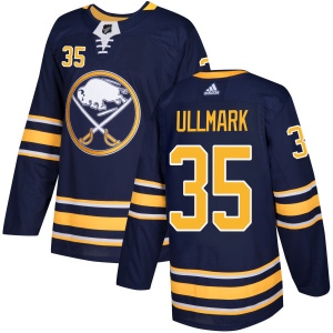 Men's Linus Ullmark Buffalo Sabres Authentic Jersey - Navy