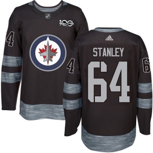 Men's Logan Stanley Winnipeg Jets Authentic 1917-2017 100th Anniversary Jersey - Black