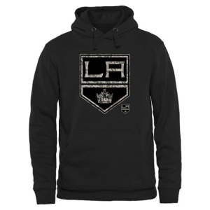 Men's Los Angeles Kings Rink Warrior Pullover Hoodie - Black