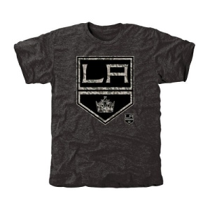 Men's Los Angeles Kings Rink Warrior Tri-Blend T-Shirt - Black