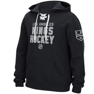 Men's Los Angeles Kings Stitch Em Up Lace Hoodie - - Black