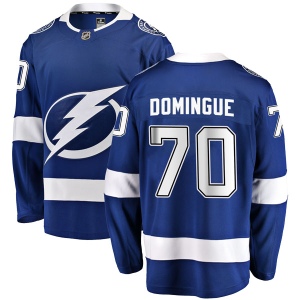 Men's Louis Domingue Tampa Bay Lightning Breakaway Home Jersey - Blue