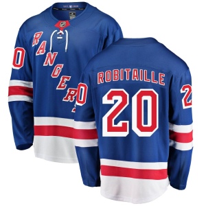 Men's Luc Robitaille New York Rangers Breakaway Home Jersey - Blue