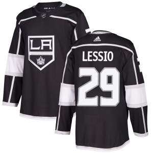 Men's Lucas Lessio Los Angeles Kings Authentic Home Jersey - Black