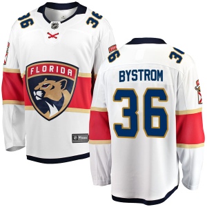 Men's Ludwig Bystrom Florida Panthers Breakaway Away Jersey - White