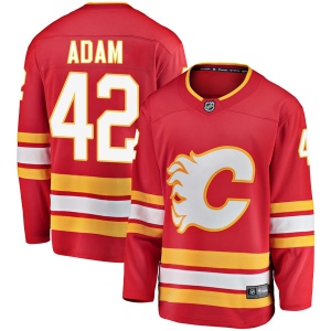 Men's Luke Adam Calgary Flames Breakaway Alternate Jersey - Red