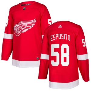 Men's Luke Esposito Detroit Red Wings Authentic Home Jersey - Red