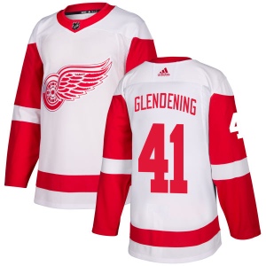 Men's Luke Glendening Detroit Red Wings Authentic Jersey - White