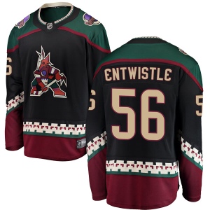 Men's MacKenzie Entwistle Arizona Coyotes Breakaway Alternate Jersey - Black