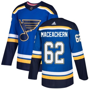 Men's MacKenzie MacEachern St. Louis Blues Authentic Home Jersey - Blue