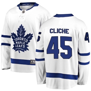 Men's Marc-Andre Cliche Toronto Maple Leafs Breakaway Away Jersey - White