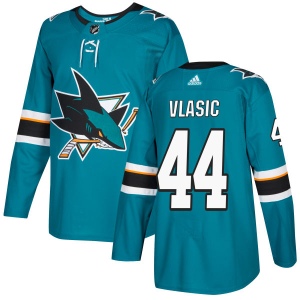 Men's Marc-Edouard Vlasic San Jose Sharks Authentic Jersey - Teal