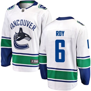 Men's Marc-Olivier Roy Vancouver Canucks Breakaway Away Jersey - White