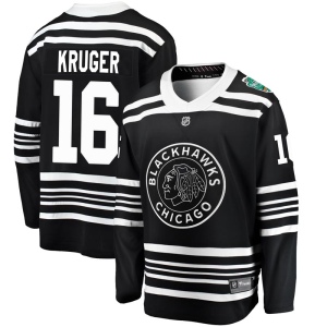 Men's Marcus Kruger Chicago Blackhawks 2019 Winter Classic Breakaway Jersey - Black