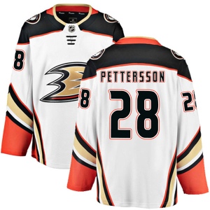 Men's Marcus Pettersson Anaheim Ducks Breakaway Away Jersey - White