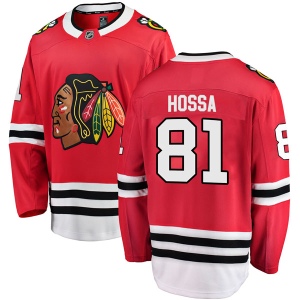 Men's Marian Hossa Chicago Blackhawks Breakaway Home Jersey - Red