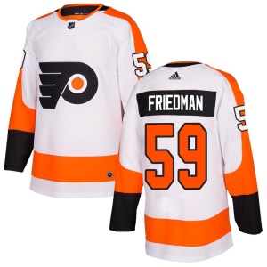 Men's Mark Friedman Philadelphia Flyers Authentic Jersey - White