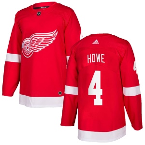 Men's Mark Howe Detroit Red Wings Authentic Home Jersey - Red